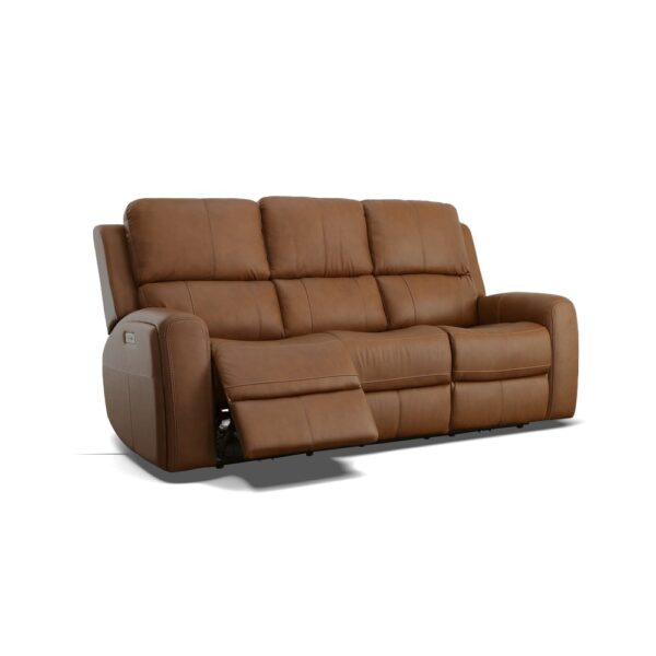 Linden Power Reclining Sofa with Power Headrests & Lumbar - Image 4