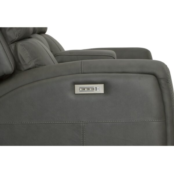 Linden Power Reclining Loveseat with Console & Power Headrests & Lumbar - Image 3