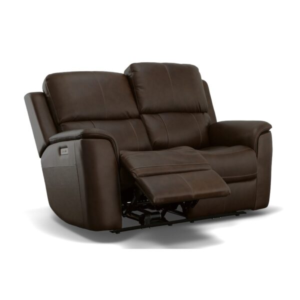 Henry Power Reclining Loveseat with Power Headrests & Lumbar - Image 3