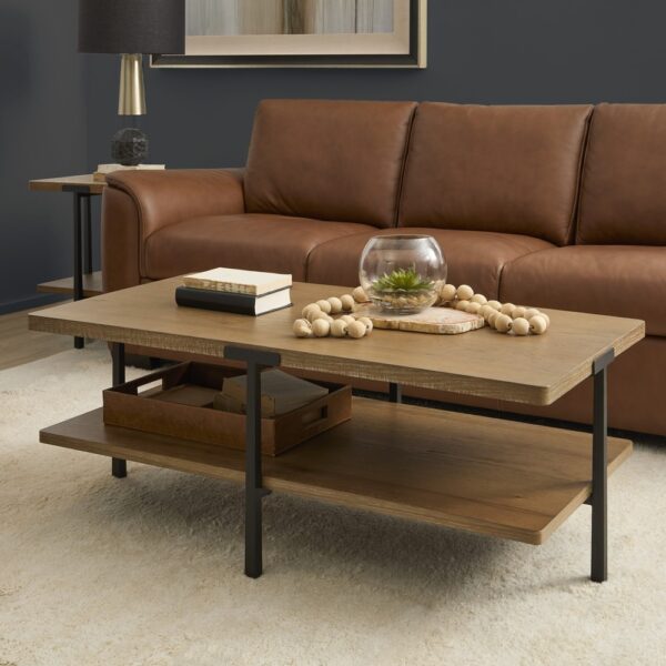 Millwork Rectangular Coffee Table - Image 5