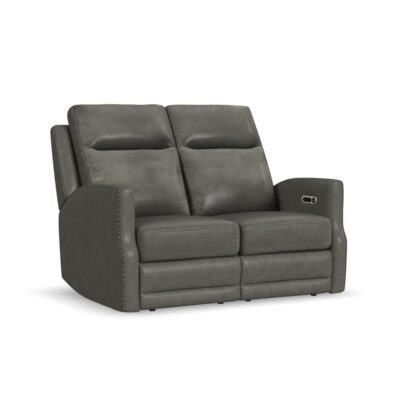 Maxwell Power Reclining Loveseat with Power Headrests and Lumbar
