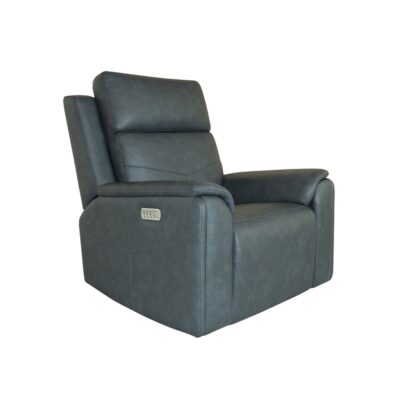 Vernon Power Swivel Gliding Recliner with Power Headrest, Lumbar, Heat & Massage