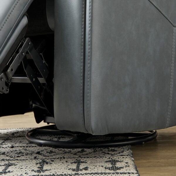 Vernon Power Swivel Gliding Recliner with Power Headrest, Lumbar, Heat & Massage - Image 2