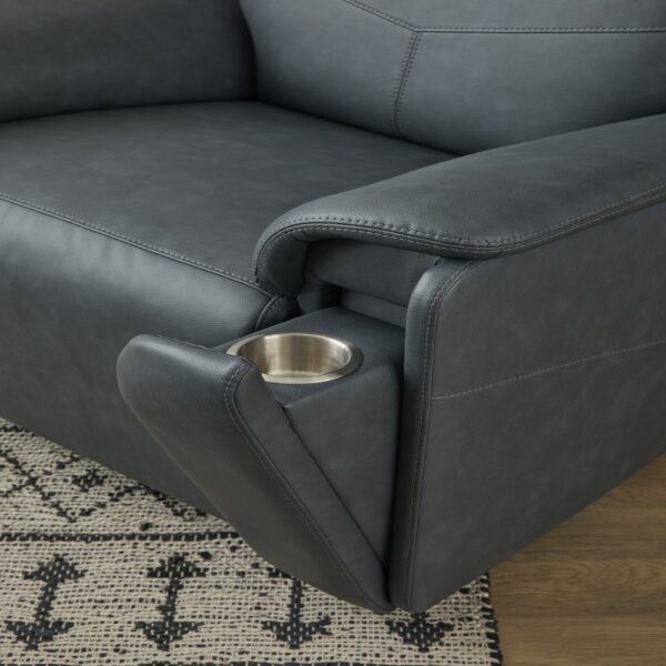 Vernon Power Swivel Gliding Recliner with Power Headrest, Lumbar, Heat & Massage - Image 4