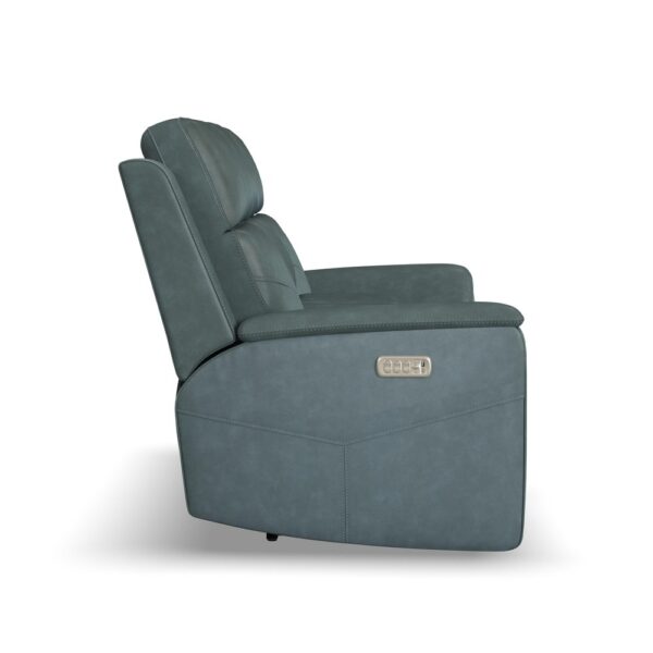 Vernon Power Reclining Loveseat with Console, Power Headrests, Lumbar, Heat & Massage - Image 2