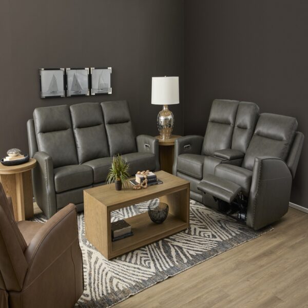 Maxwell Power Reclining Sofa with Power Headrests and Lumbar - Image 2