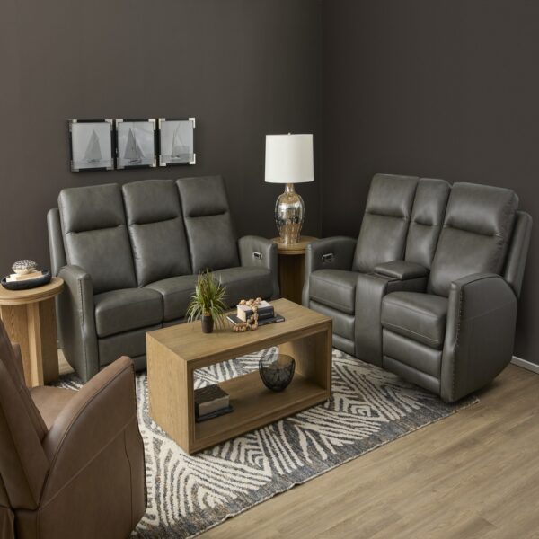 Maxwell Power Reclining Sofa with Power Headrests and Lumbar - Image 3