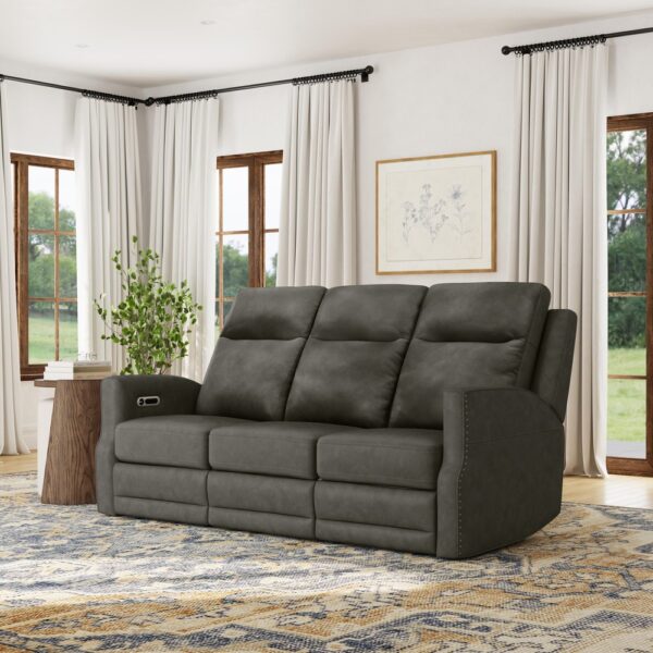 Maxwell Power Reclining Sofa with Power Headrests and Lumbar - Image 4