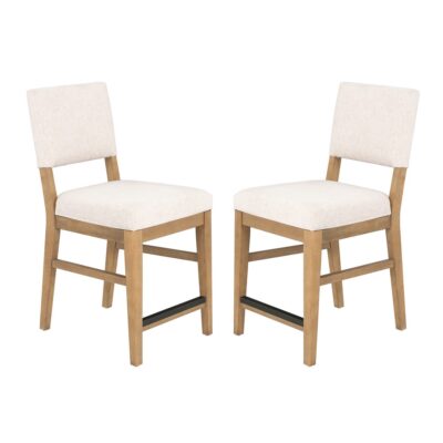 Millwork Pair of Counter Chairs