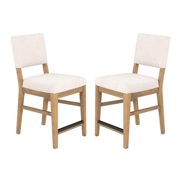 Millwork Pair of Counter Chairs
