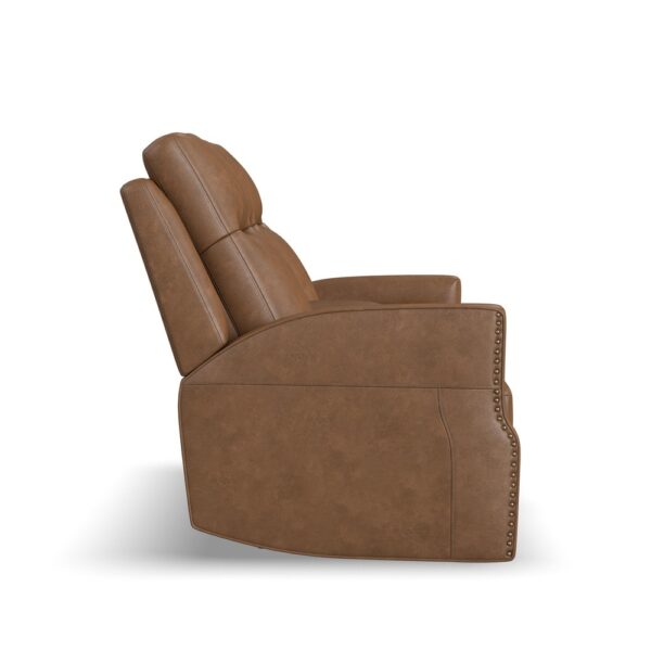 Maxwell Power Reclining Loveseat with Console, Power Headrests and Lumbar - Image 3