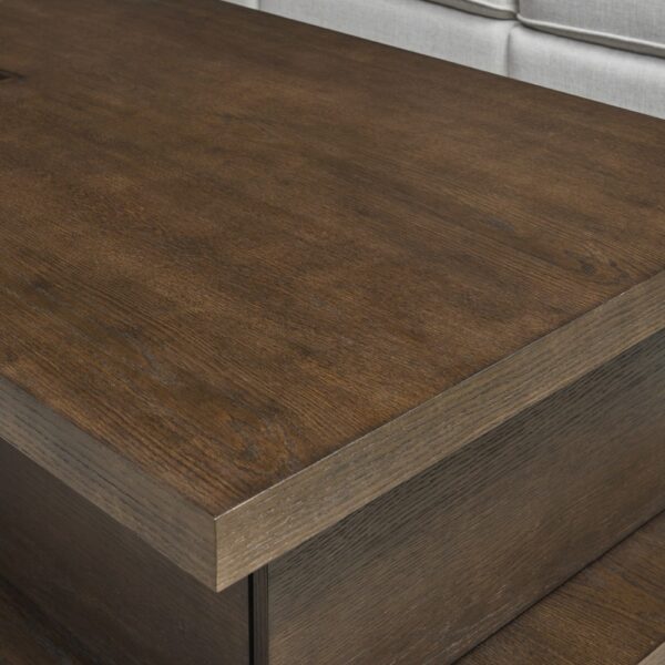 Athens Rectangular Coffee Table with Casters - Image 5