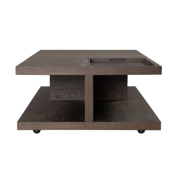 Athens Rectangular Coffee Table with Casters - Image 8