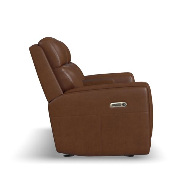 Alister Power Gliding Loveseat with Console, Power Headrests & Lumbar - Image 12