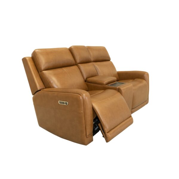 Alister Power Gliding Loveseat with Console, Power Headrests & Lumbar - Image 8