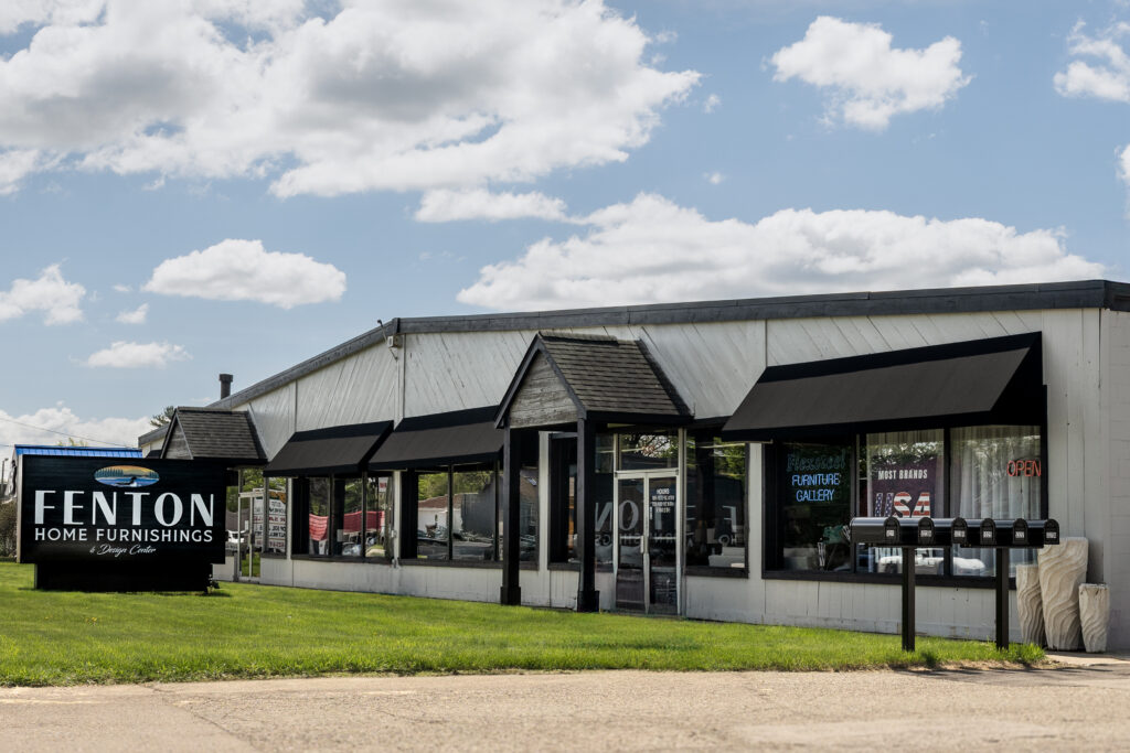 Fenton Home Furnishings Storefront of the Waterford Location