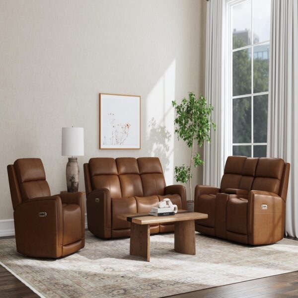 Alister Power Gliding Recliner with Power Headrest and Lumbar - Image 2