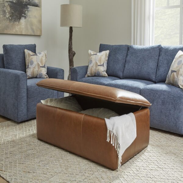 Crawford Rectangular Storage Ottoman - Image 3
