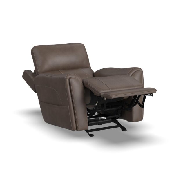 Carter Power Rocking Recliner with Power Headrest, Lumbar, Heat & Massage