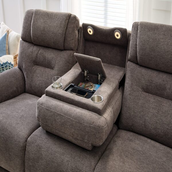 Zofa Power Sleep Sofa with Power Headrests & Lumbar - Image 5
