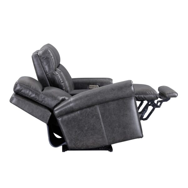 Alexander Power Reclining Loveseat with Console, Power Headrest & Lumbar - Image 9