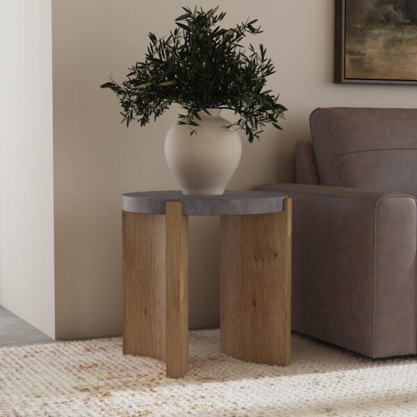 Eclipse Round End table - Image 2