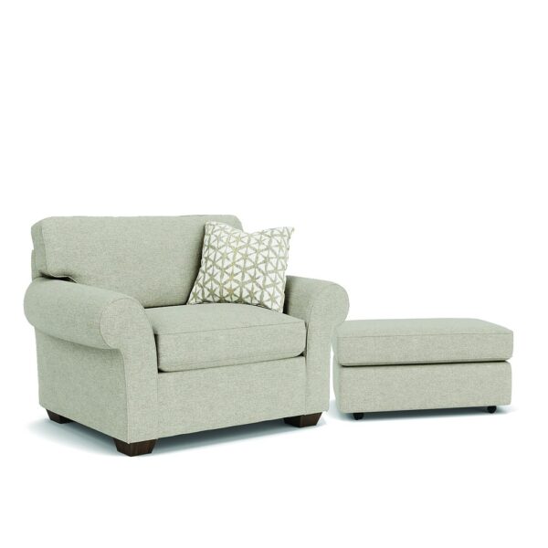 Vail Cocktail Ottoman with Casters - Image 2