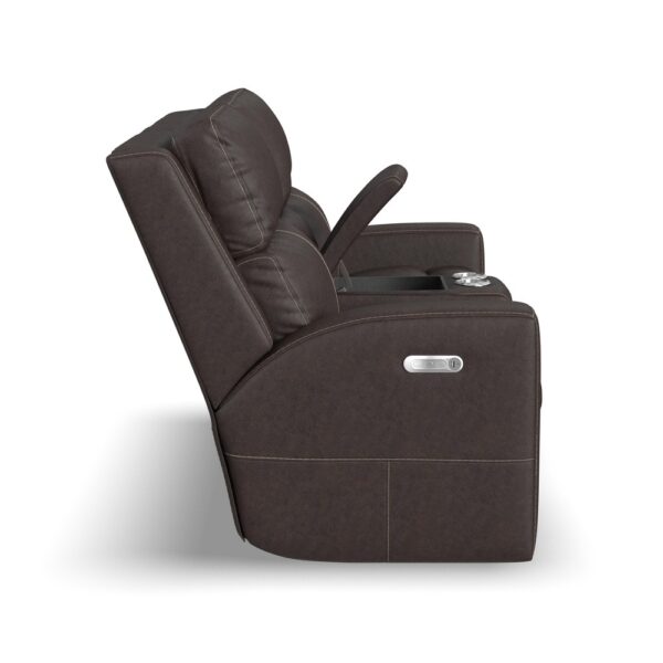 Score Power Reclining Loveseat with Console & Power Headrests & Lumbar - Image 10
