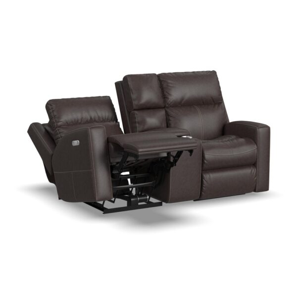 Score Power Reclining Loveseat with Console & Power Headrests & Lumbar - Image 5