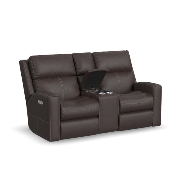 Score Power Reclining Loveseat with Console & Power Headrests & Lumbar - Image 6