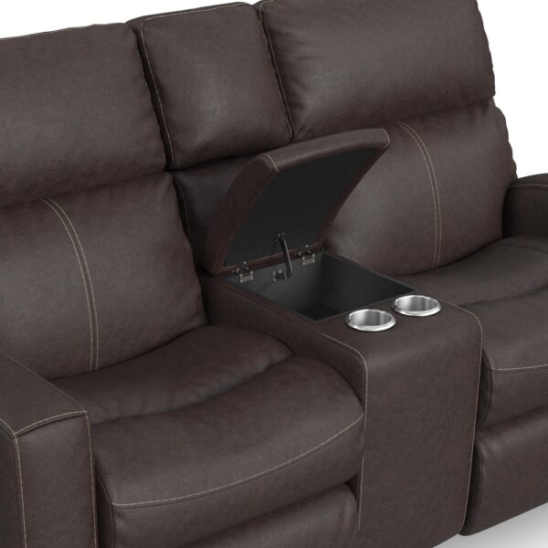 Score Power Reclining Loveseat with Console & Power Headrests & Lumbar - Image 7