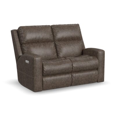 Score Power Reclining Loveseat with Power Headrests & Lumbar