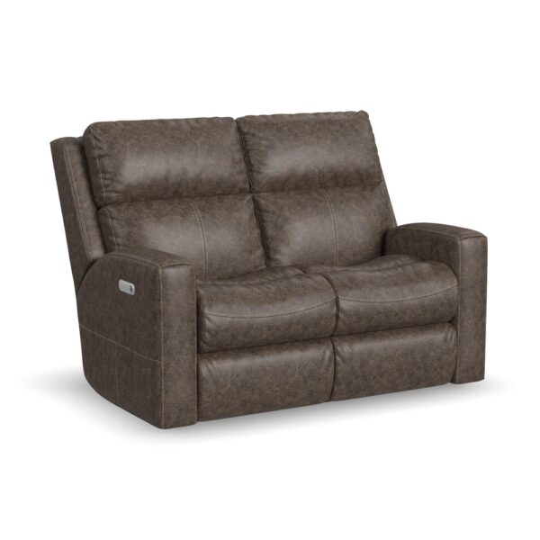Score Power Reclining Loveseat with Power Headrests & Lumbar