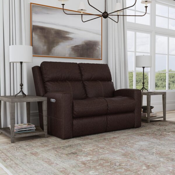 Score Power Reclining Loveseat with Power Headrests & Lumbar - Image 3