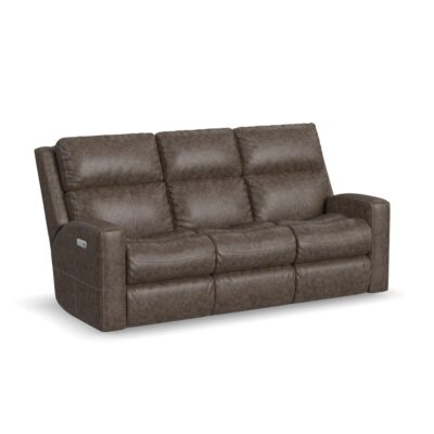 Score Power Reclining Sofa with Power Headrests & Lumbar