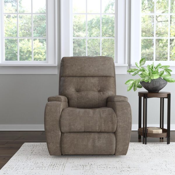Strait Power Recliner with Power Headrest - Image 2