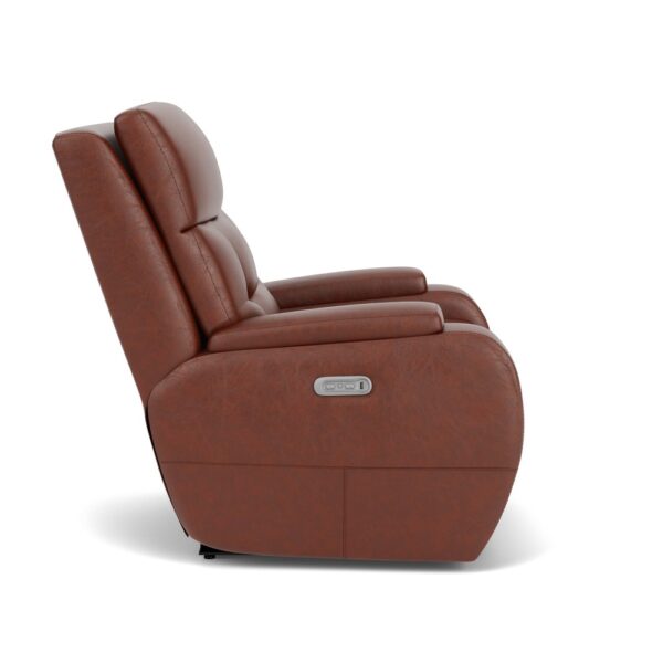 Strait Power Recliner with Power Headrest - Image 5