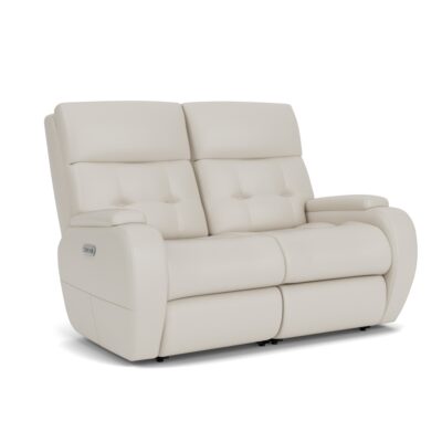 Strait Power Reclining Loveseat with Power Headrests
