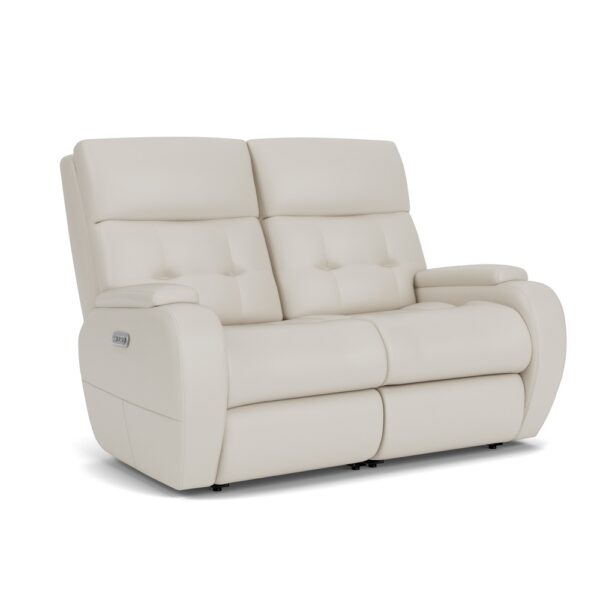 Strait Power Reclining Loveseat with Power Headrests