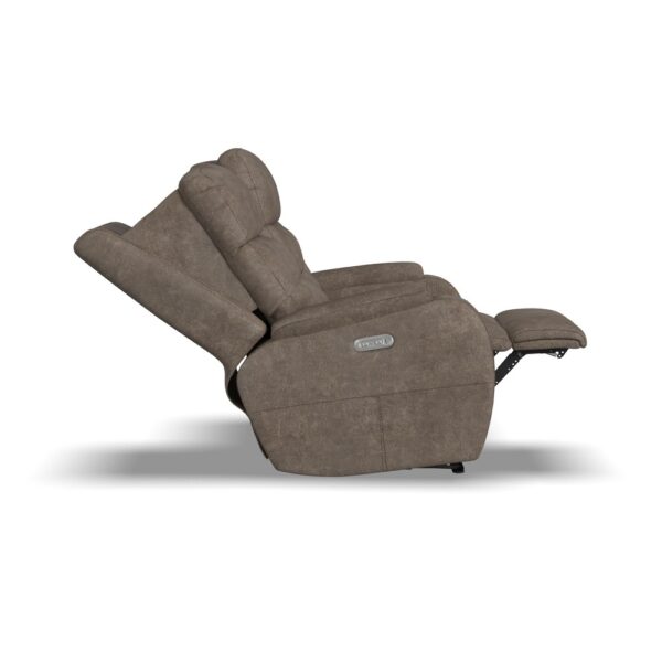 Strait Power Reclining Loveseat with Power Headrests - Image 7