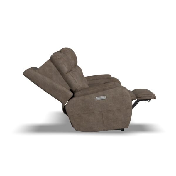 Strait Power Reclining Sofa with Power Headrests - Image 11