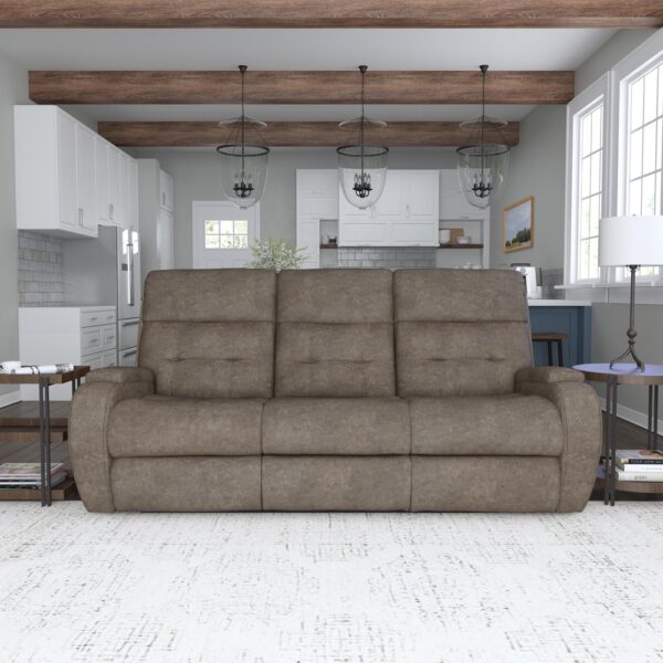 Strait Power Reclining Sofa with Power Headrests - Image 5