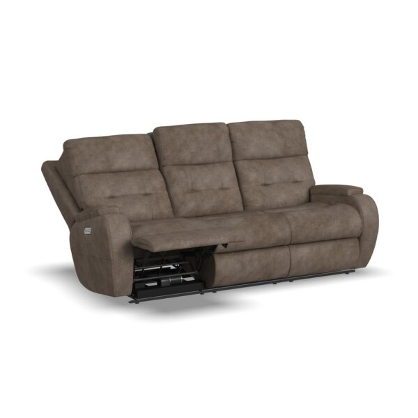 Strait Power Reclining Sofa with Power Headrests - Image 7