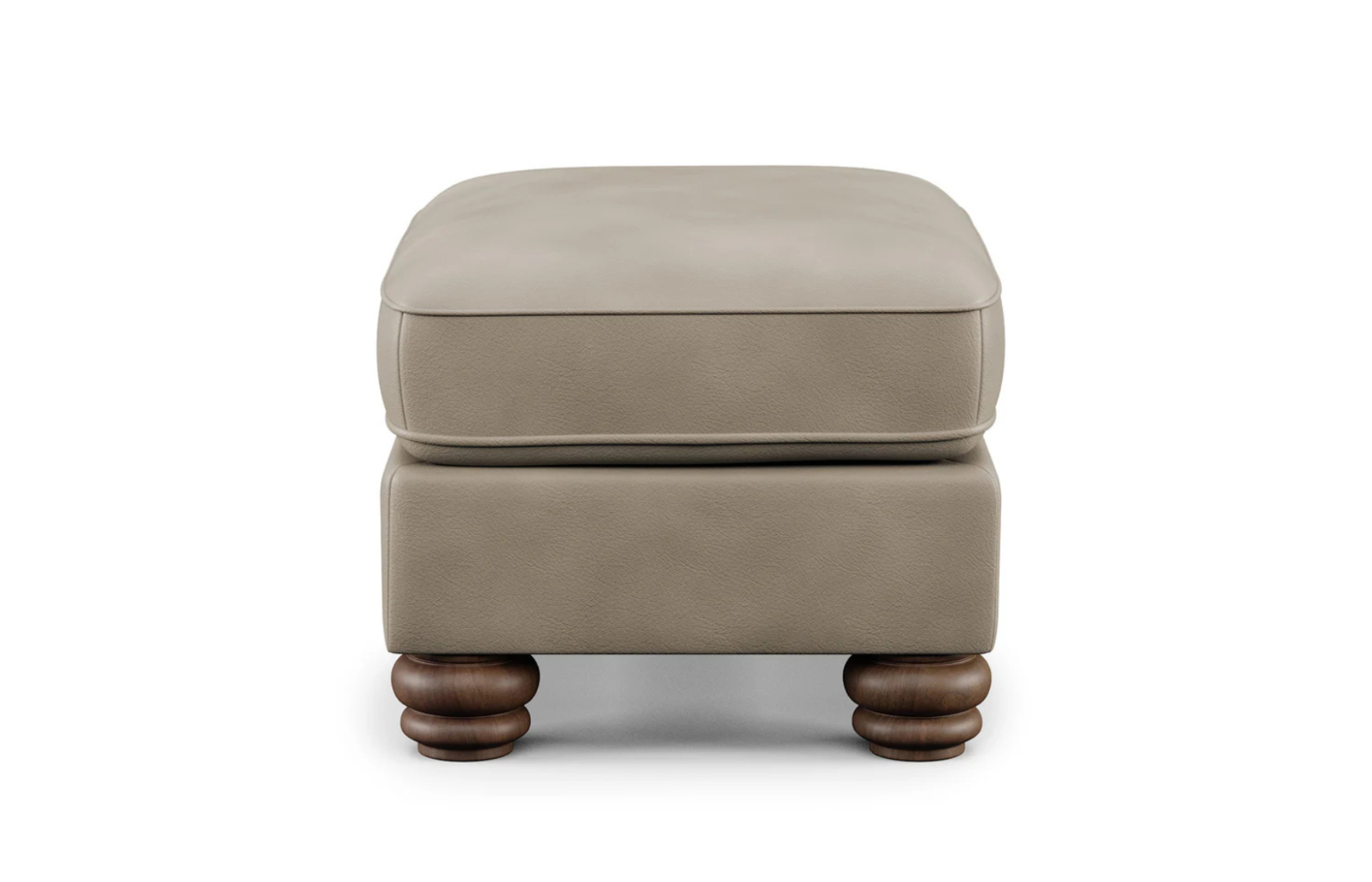 Bexley Leather Ottoman Side View - Flexsteel - April 2025
