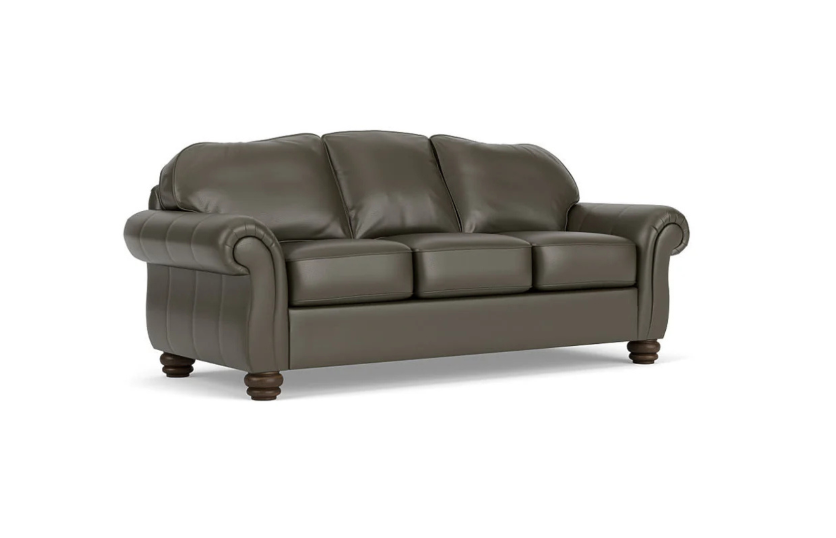 Bexley Leather Sofa Corner View - Flexsteel - April 2025