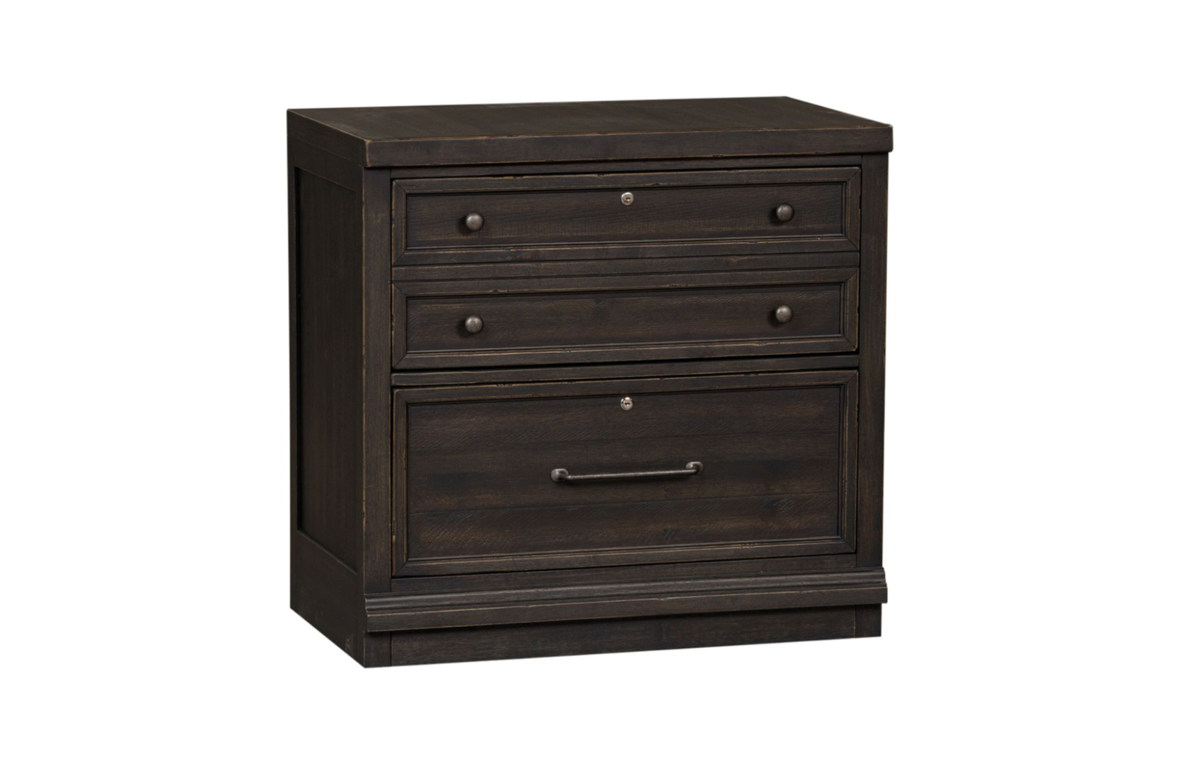 Bunching Lateral File Cabinet Corner View - Liberty Furniture - April 2025.jpg