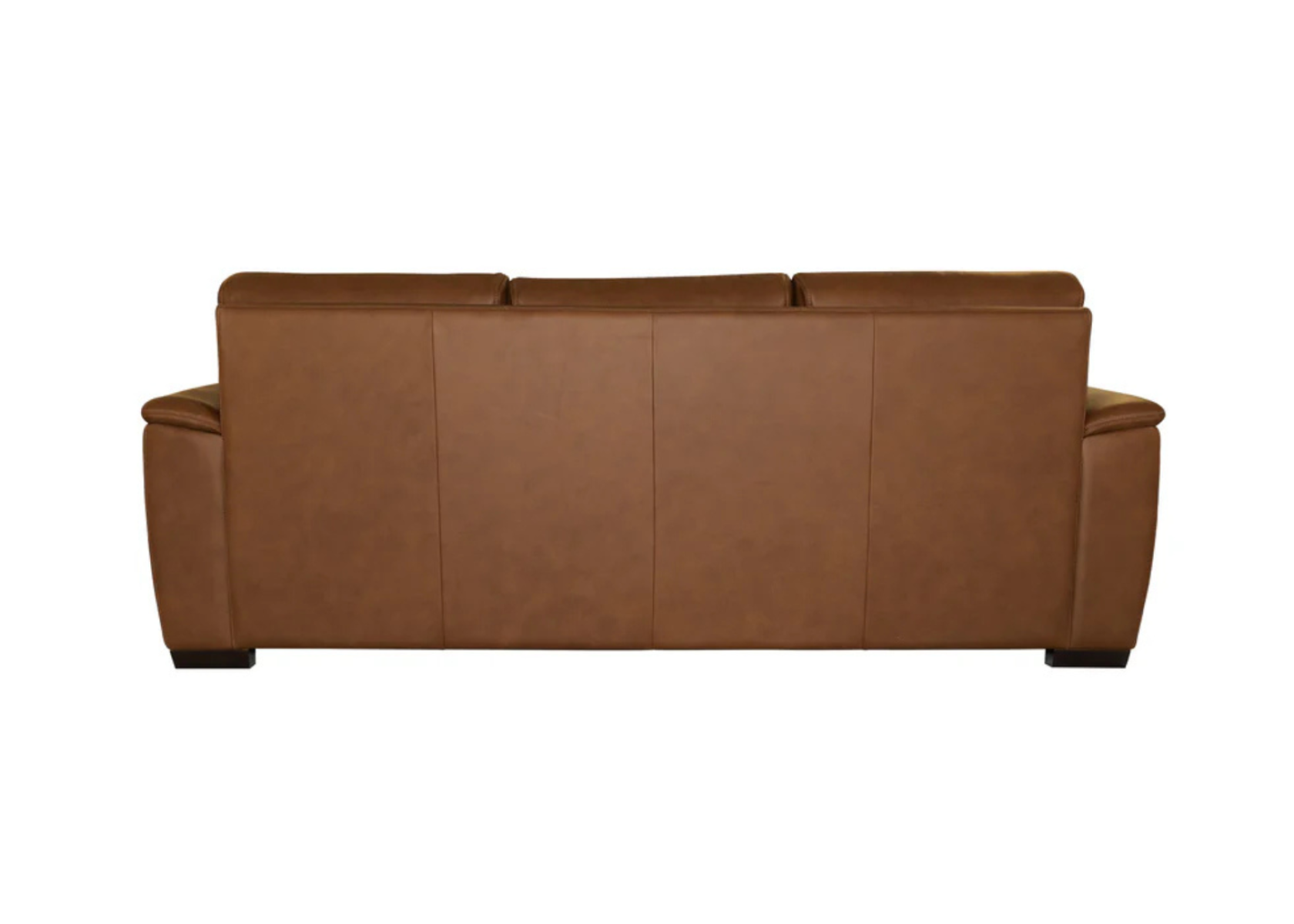 Henry Caramel Leather Sofa Back View - Flexsteel - April 2025