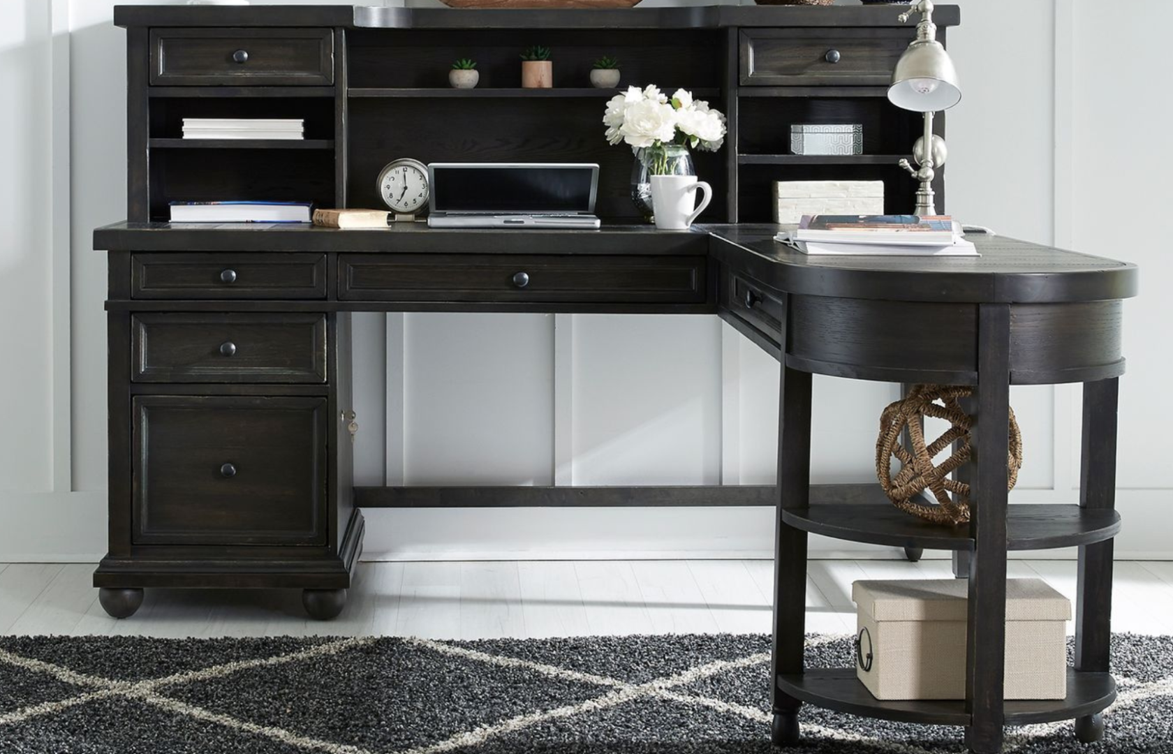L Shaped Desk Set - Liberty Furniture - April 2025