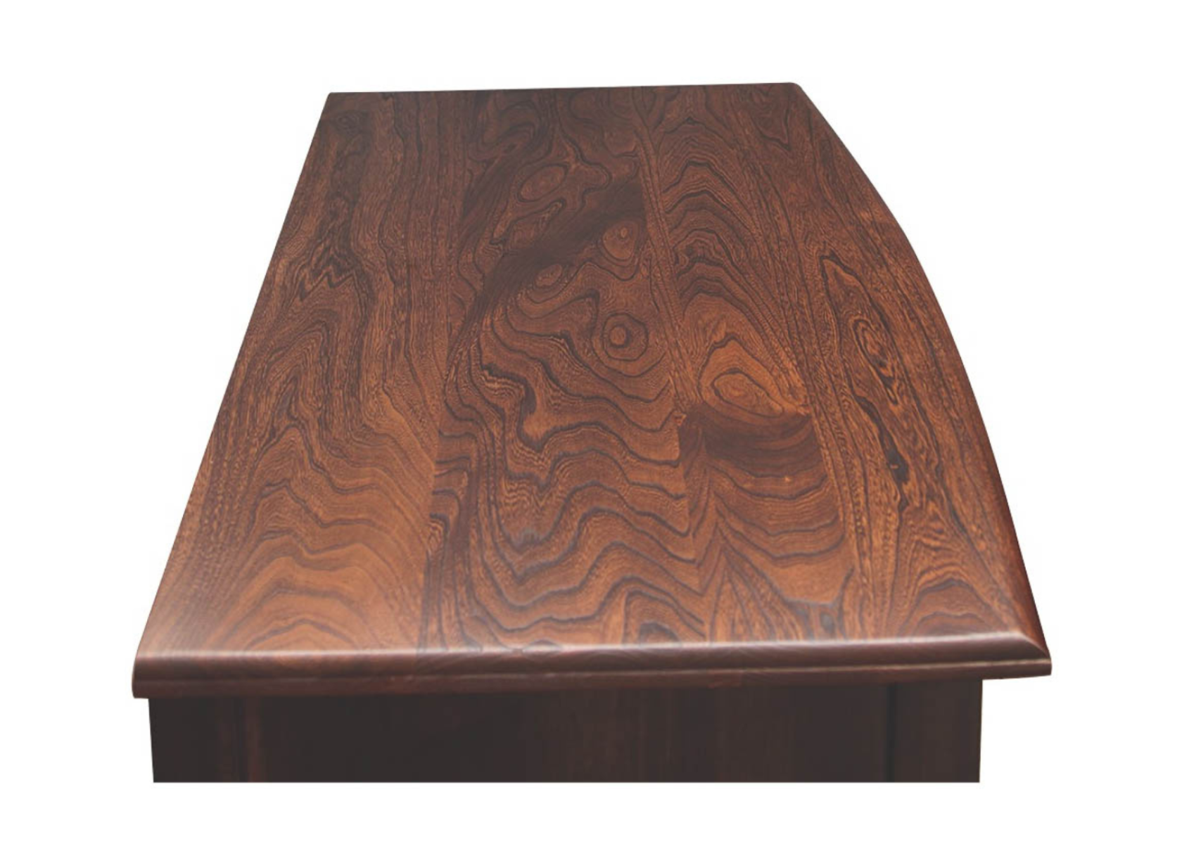 Sierra TV Stand Top View - Bamm's Woodcraft - April 2025