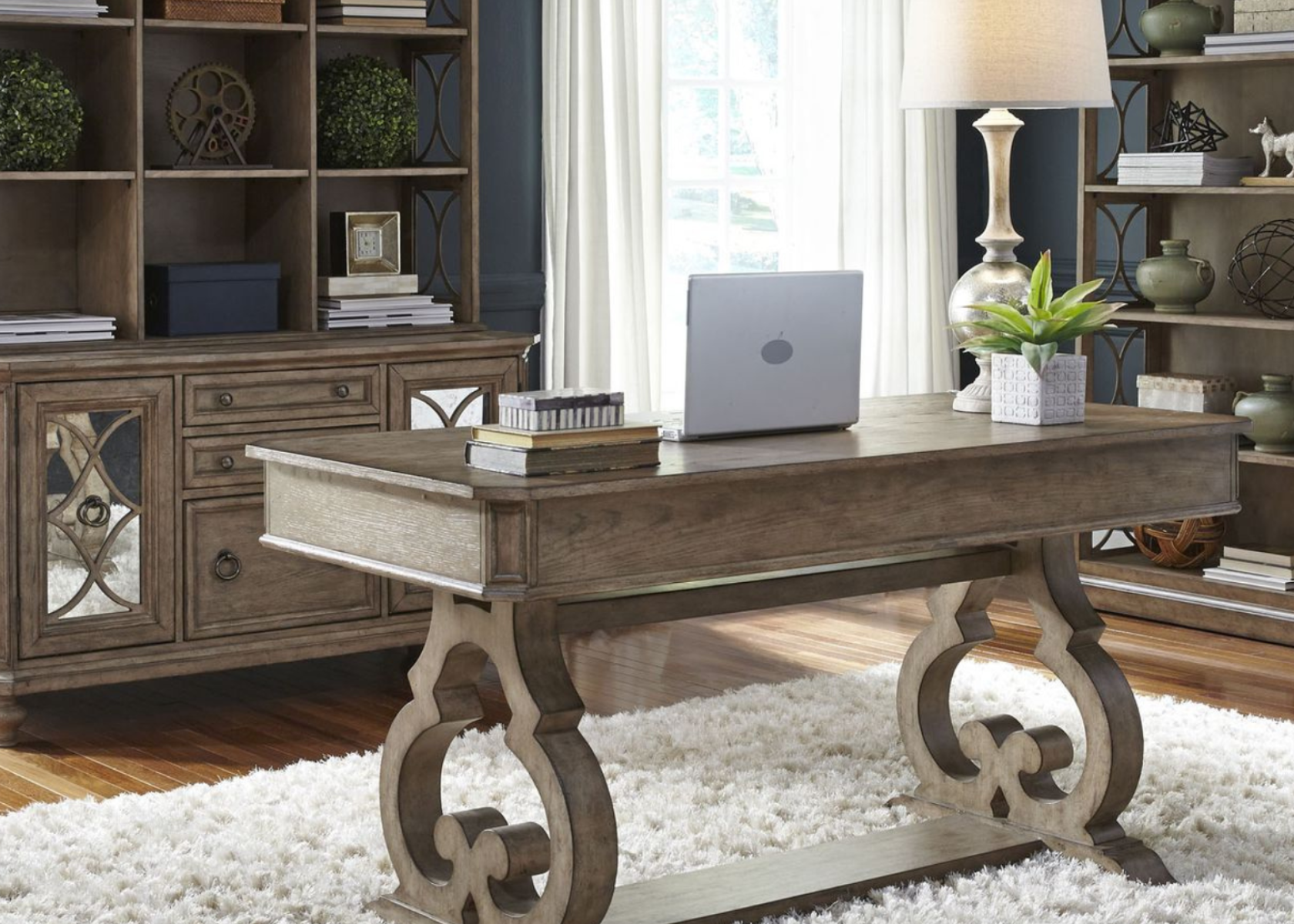 Simply Elegant 3 Piece Desk & Hutch Set - Liberty Furniture - April 2025